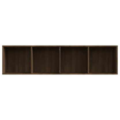 vidaXL Book Cabinet/TV Cabinet Brown Oak 143x30x36cm Engineered Wood