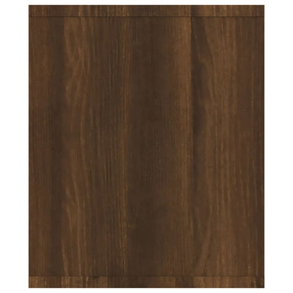 vidaXL Book Cabinet/TV Cabinet Brown Oak 143x30x36cm Engineered Wood