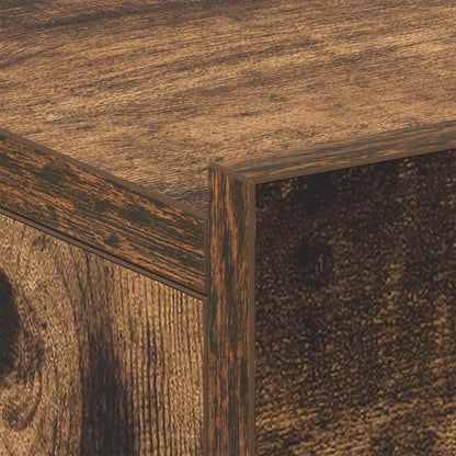 vidaXL Floating Nightstands 2 pcs Smoked Oak 40x30x15cm Engineered Wood
