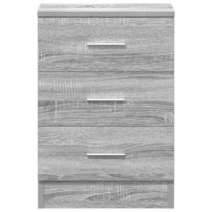 vidaXL Bedside Cabinets 2 pcs Grey Sonoma 38x35x56 cm Engineered Wood