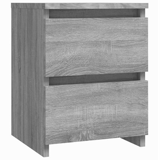 vidaXL Bedside Cabinet Grey Sonoma 30x30x40 cm Engineered Wood