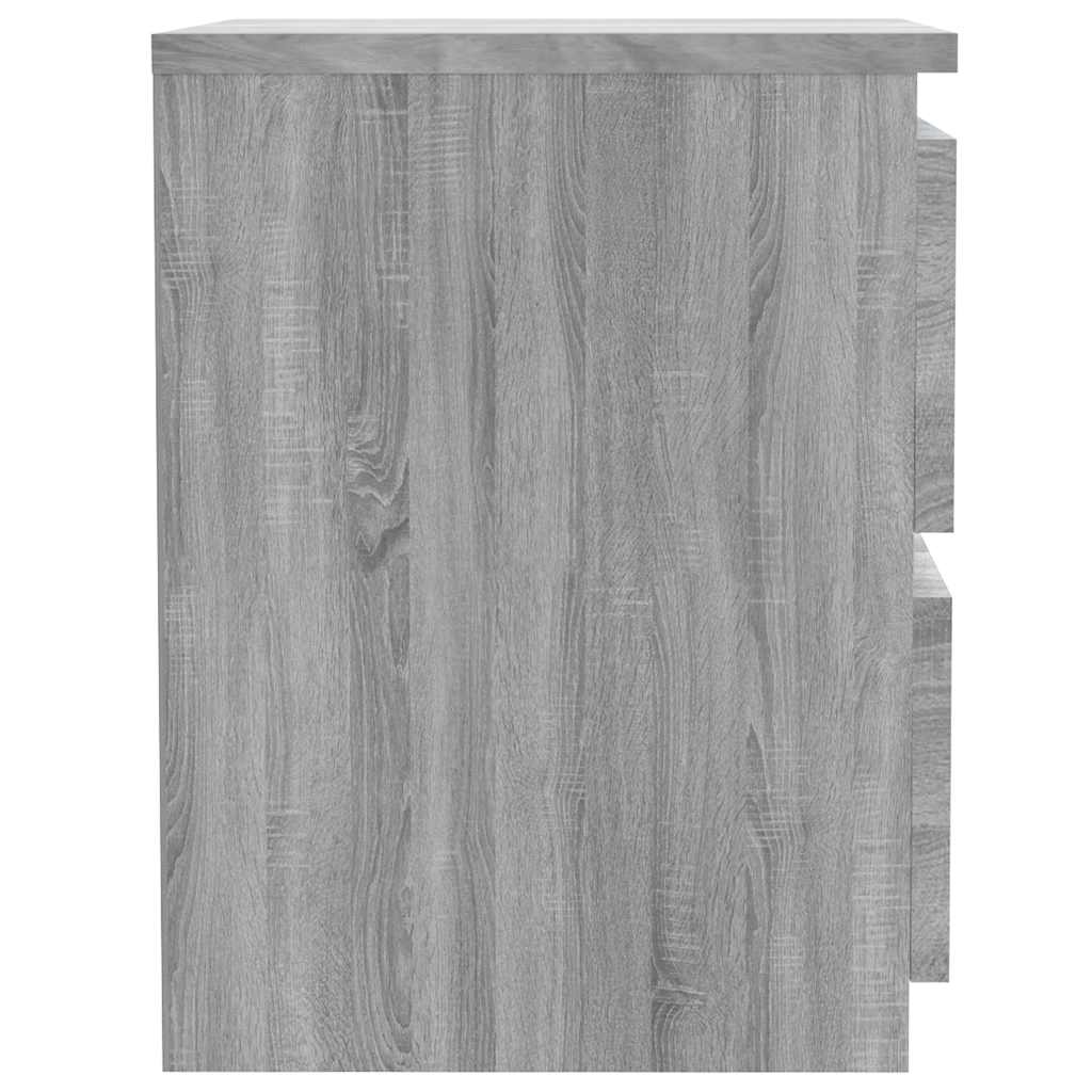 vidaXL Bedside Cabinet Grey Sonoma 30x30x40 cm Engineered Wood