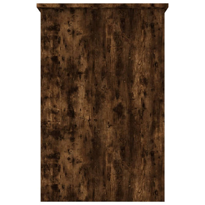 vidaXL Desk Smoked Oak 100x50x76 cm Engineered Wood
