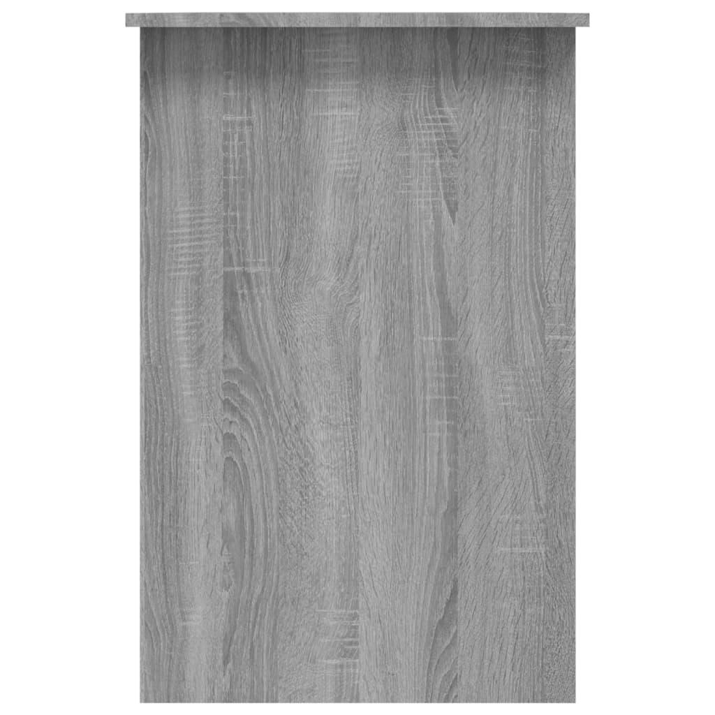 vidaXL Desk Grey Sonoma 100x50x76 cm Engineered Wood