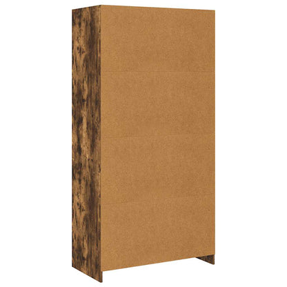 vidaXL Wardrobe Smoked Oak 100x50x200 cm Engineered Wood
