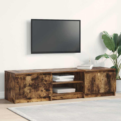 vidaXL TV Cabinet Smoked Oak 140x40x35,5 cm Engineered Wood