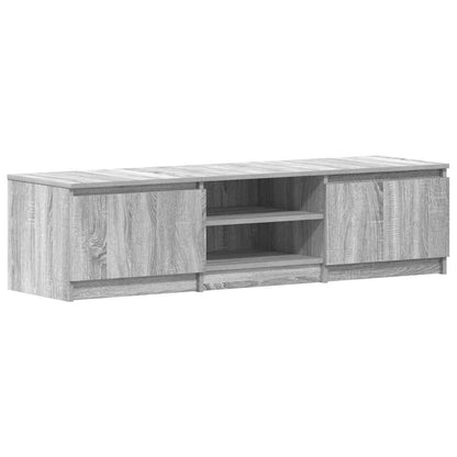 vidaXL TV Cabinet Grey Sonoma 140x40x35.5 cm Engineered Wood