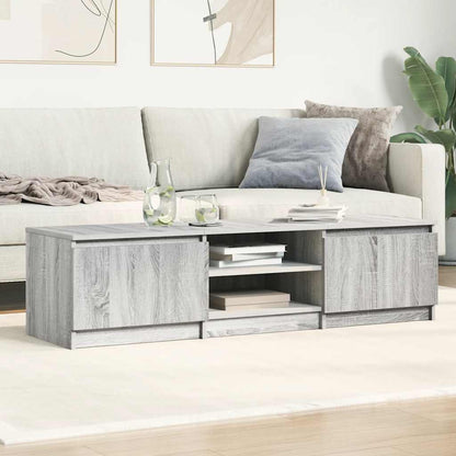 vidaXL TV Cabinet Grey Sonoma 140x40x35.5 cm Engineered Wood