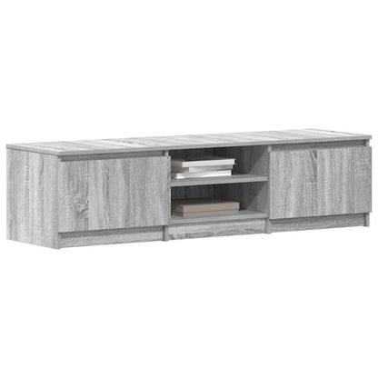 vidaXL TV Cabinet Grey Sonoma 140x40x35.5 cm Engineered Wood