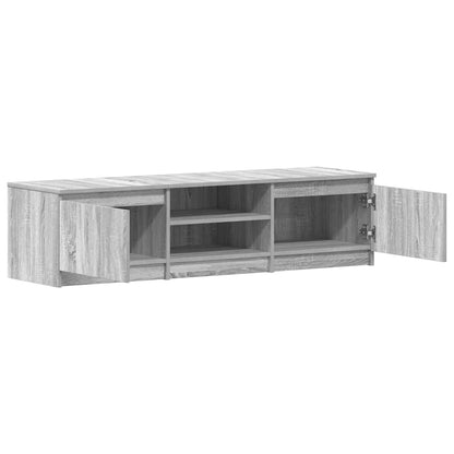 vidaXL TV Cabinet Grey Sonoma 140x40x35.5 cm Engineered Wood
