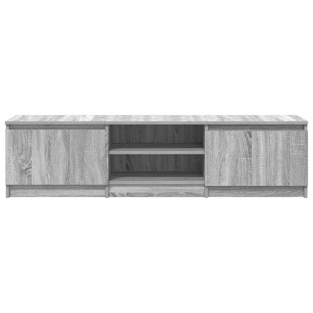 vidaXL TV Cabinet Grey Sonoma 140x40x35.5 cm Engineered Wood