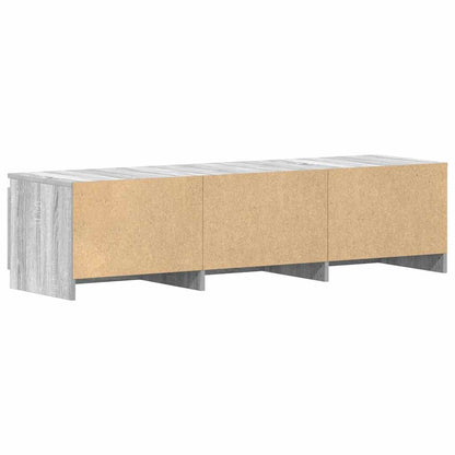 vidaXL TV Cabinet Grey Sonoma 140x40x35.5 cm Engineered Wood