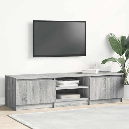 vidaXL TV Cabinet Grey Sonoma 140x40x35.5 cm Engineered Wood