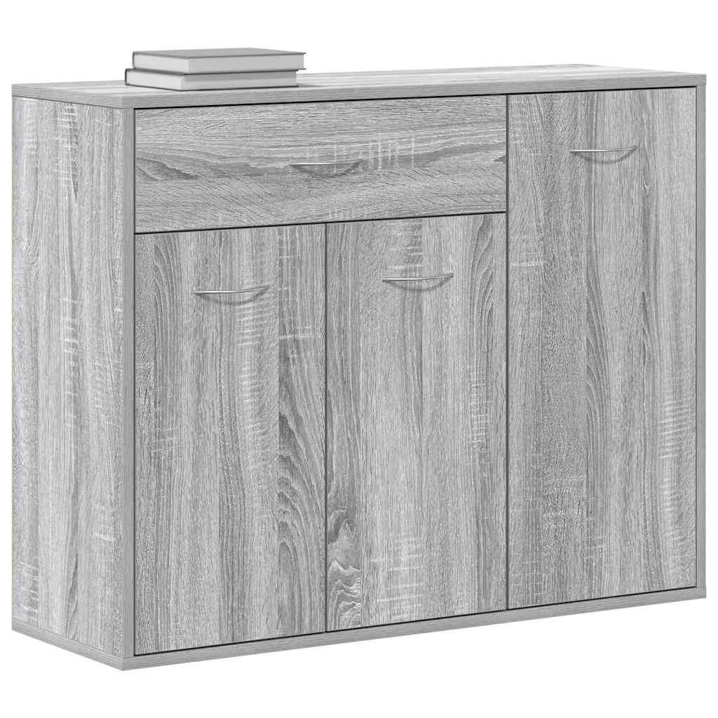 vidaXL Sideboard Grey Sonoma 88x30x70 cm Engineered Wood
