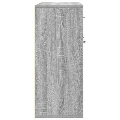 vidaXL Sideboard Grey Sonoma 88x30x70 cm Engineered Wood