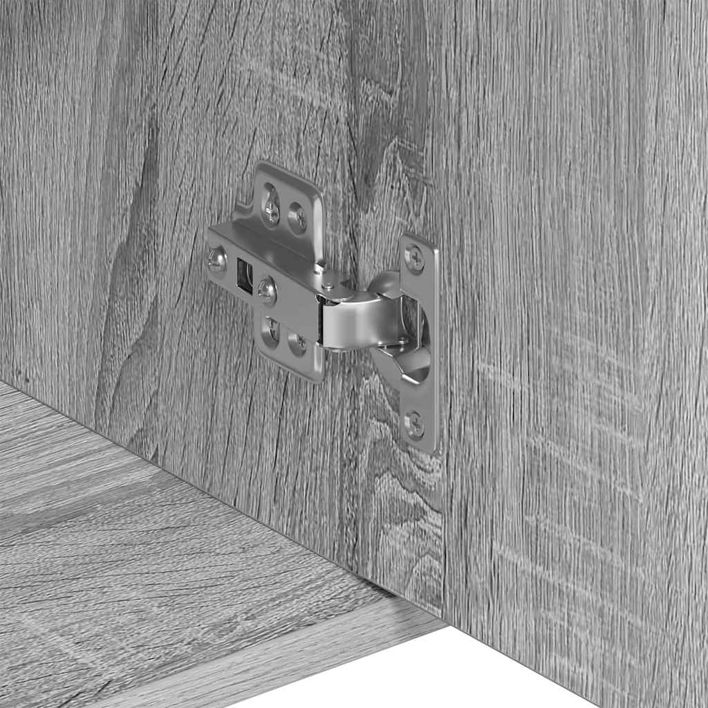 vidaXL Sideboard Grey Sonoma 88x30x70 cm Engineered Wood