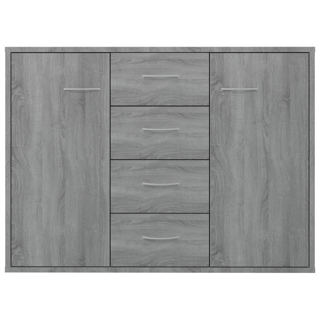 vidaXL Sideboard Grey Sonoma 88x30x65 cm Engineered Wood