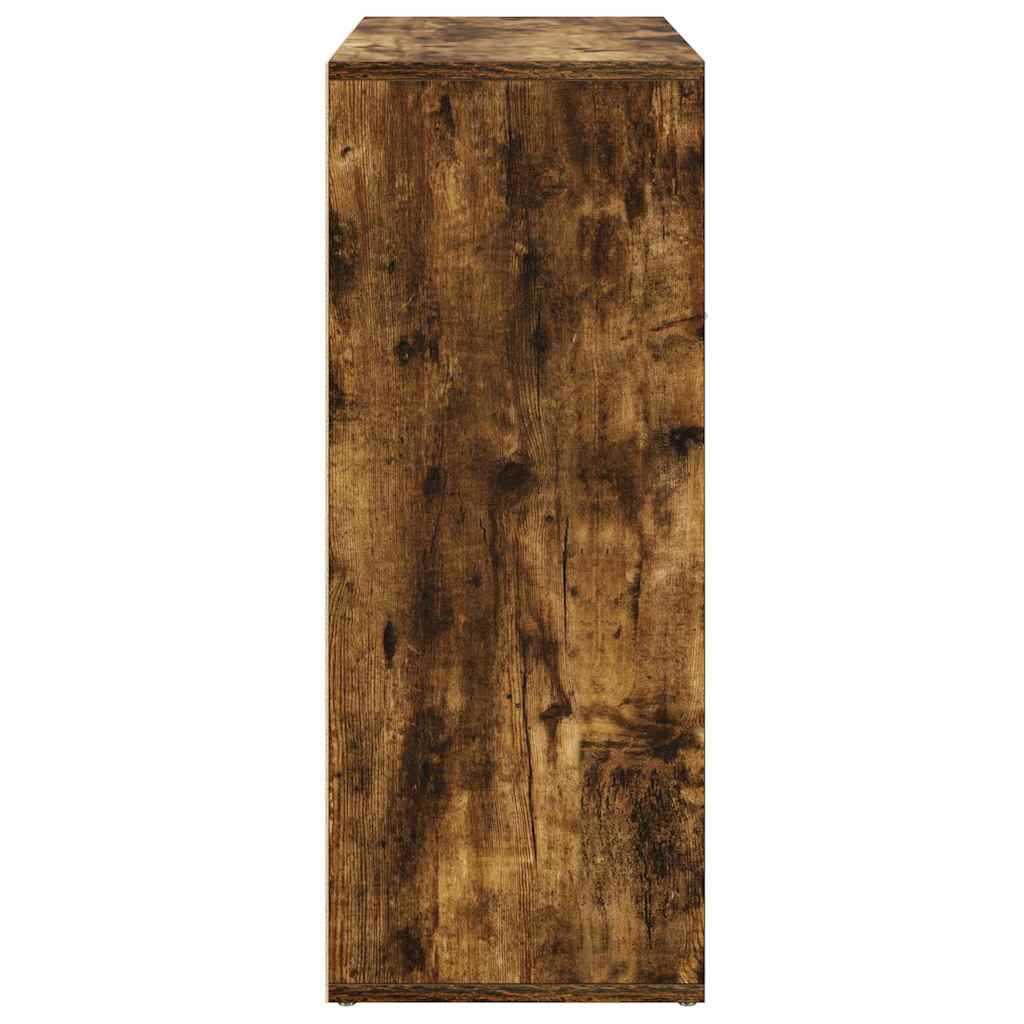 vidaXL Sideboard Smoked Oak 60x30x75 cm Engineered Wood