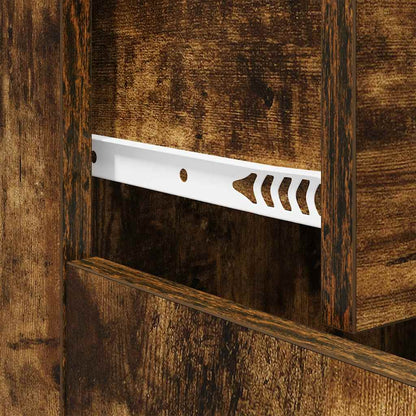 vidaXL Sideboard Smoked Oak 60x30x75 cm Engineered Wood