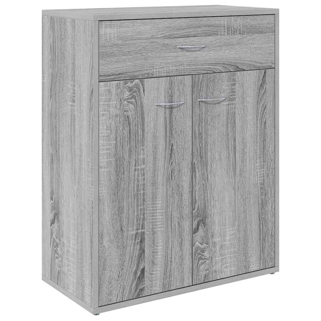vidaXL Sideboard Grey Sonoma 60x30x75 cm Engineered Wood
