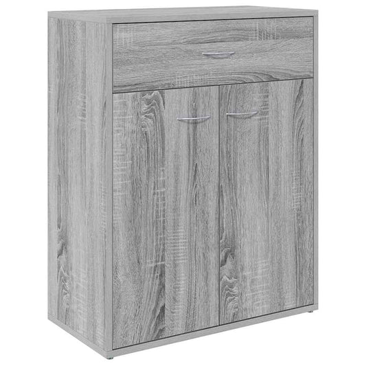 vidaXL Sideboard Grey Sonoma 60x30x75 cm Engineered Wood