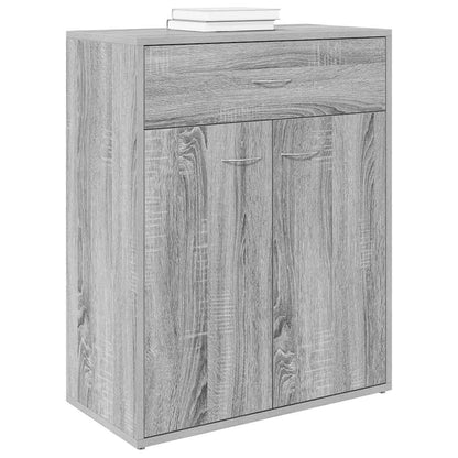 815376 vidaXL Sideboard Grey Sonoma 60x30x75 cm Engineered Wood