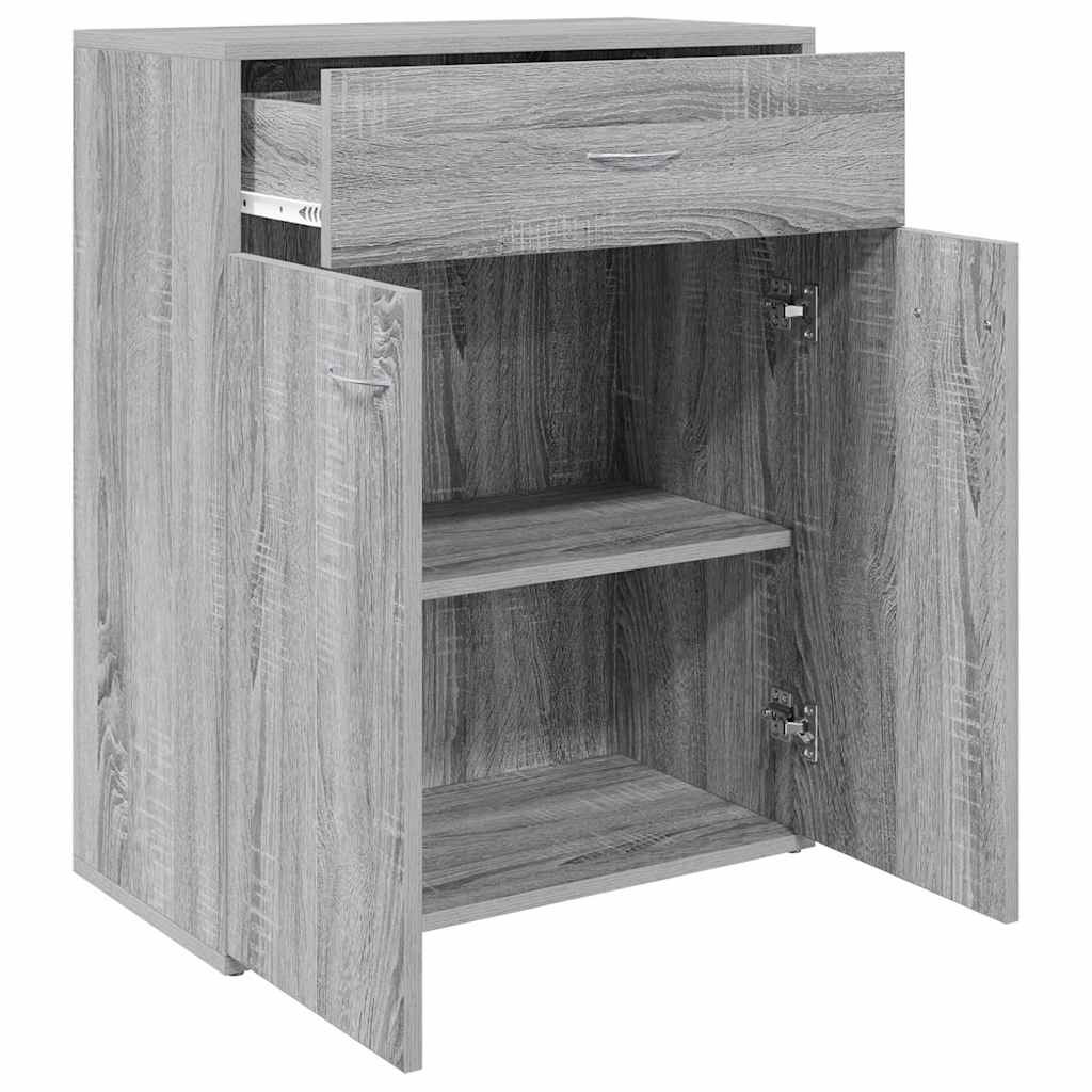 vidaXL Sideboard Grey Sonoma 60x30x75 cm Engineered Wood