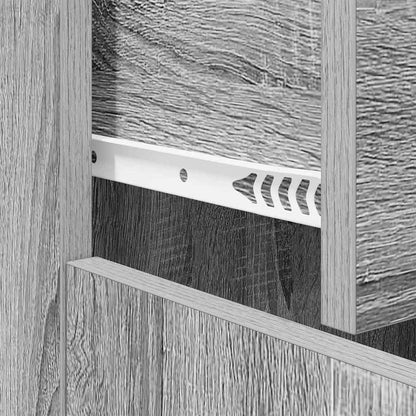vidaXL Sideboard Grey Sonoma 60x30x75 cm Engineered Wood