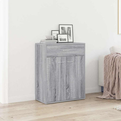 vidaXL Sideboard Grey Sonoma 60x30x75 cm Engineered Wood