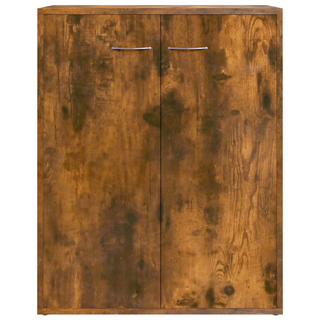 vidaXL Sideboard Smoked Oak 60x30x75 cm Engineered Wood