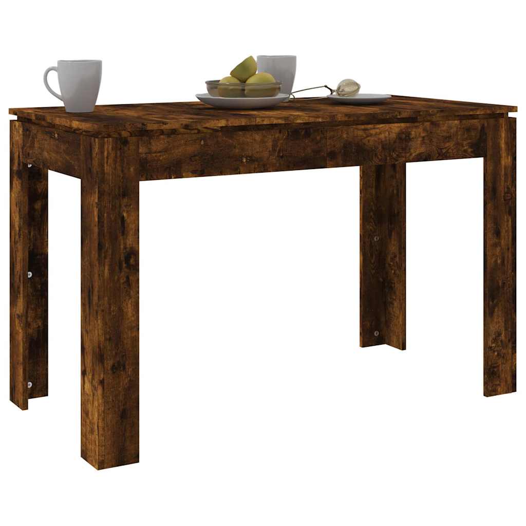 vidaXL Dining Table | Smoked oak | Engineered wood | Medium | Dining Table
