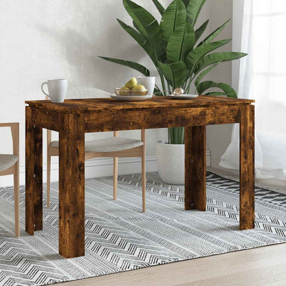 vidaXL Dining Table | Smoked oak | Engineered wood | Medium | Dining Table