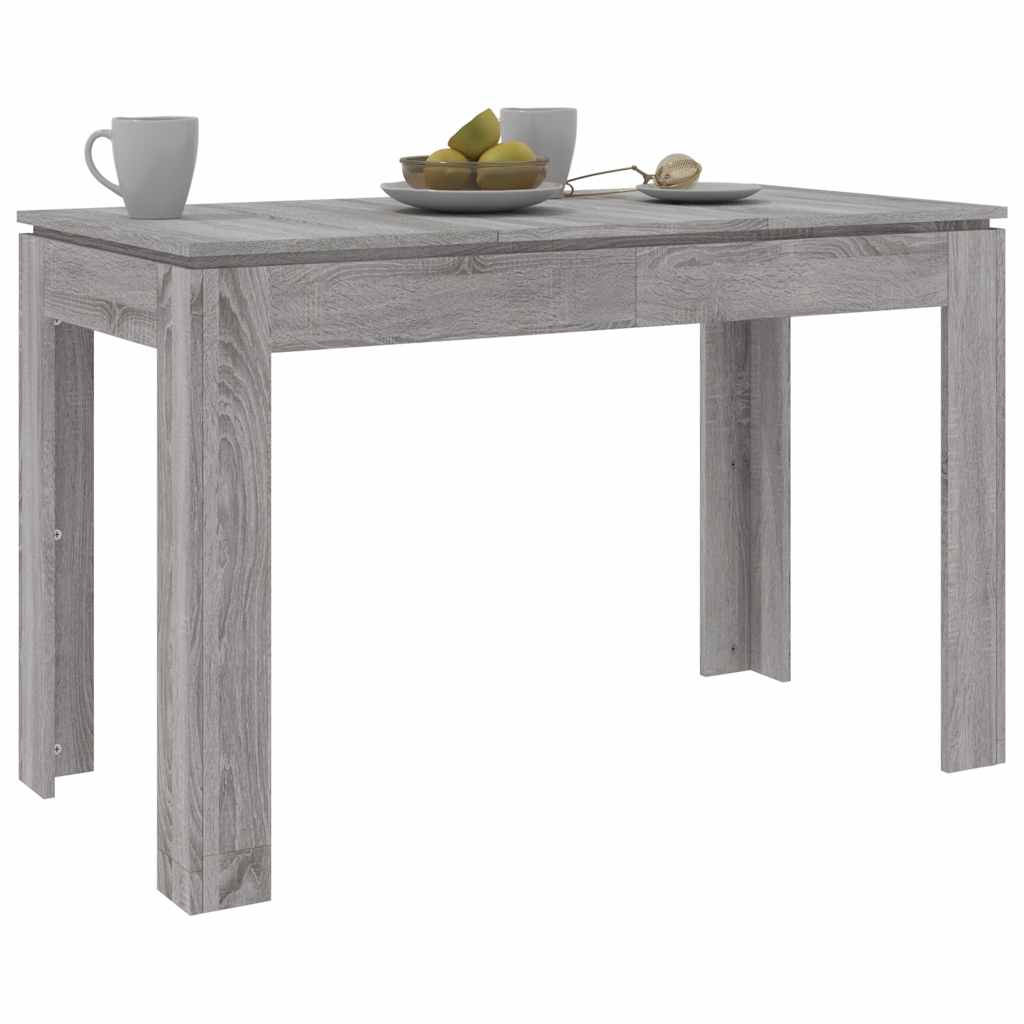 vidaXL Dining Table | Grey Sonoma | Engineered wood | Medium | Dining Table