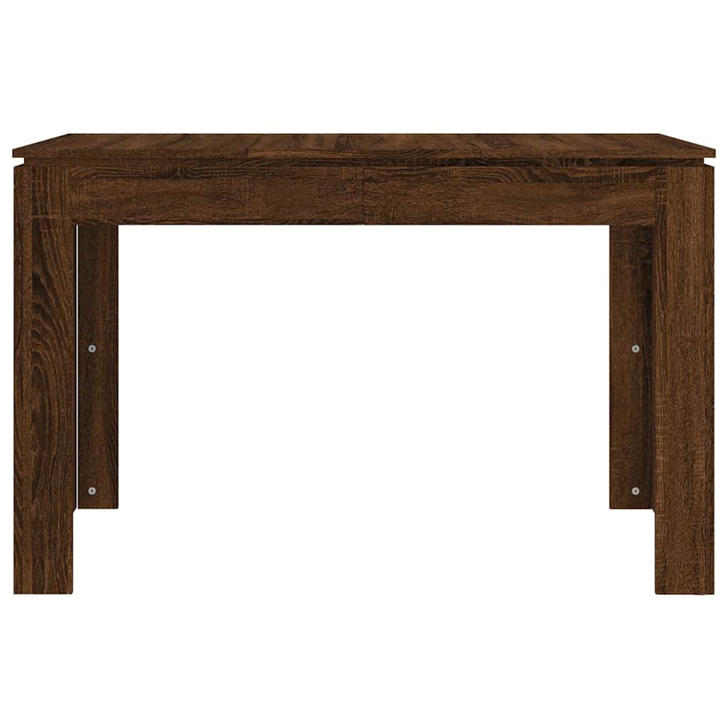 vidaXL Dining Table | Brown Oak | Engineered Wood | 120x60x76 cm | Durable