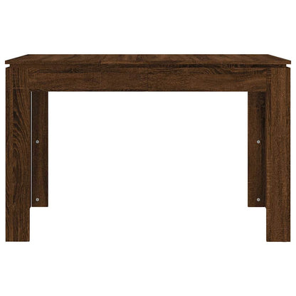 vidaXL Dining Table | Brown Oak | Engineered Wood | 120x60x76 cm | Durable