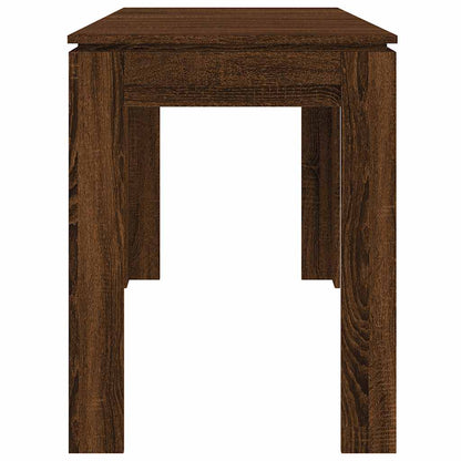 vidaXL Dining Table | Brown Oak | Engineered Wood | 120x60x76 cm | Durable