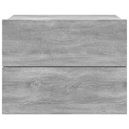 vidaXL Bedside Cabinets 2 pcs Grey Sonoma 40x30x30 cm Engineered Wood