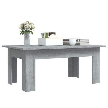 vidaXL Coffee Table Grey Sonoma 100x60x42 cm Engineered Wood