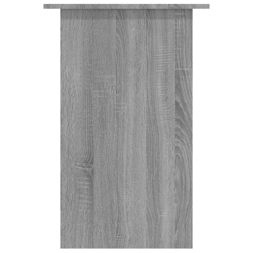 vidaXL Desk Grey Sonoma 90x50x74 cm Engineered Wood