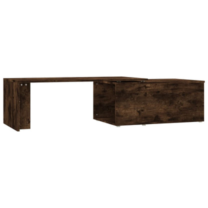 vidaXL Coffee Table Smoked Oak 150x50x35 cm Engineered Wood