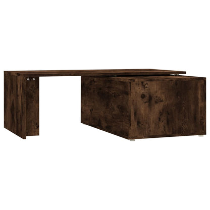vidaXL Coffee Table Smoked Oak 150x50x35 cm Engineered Wood