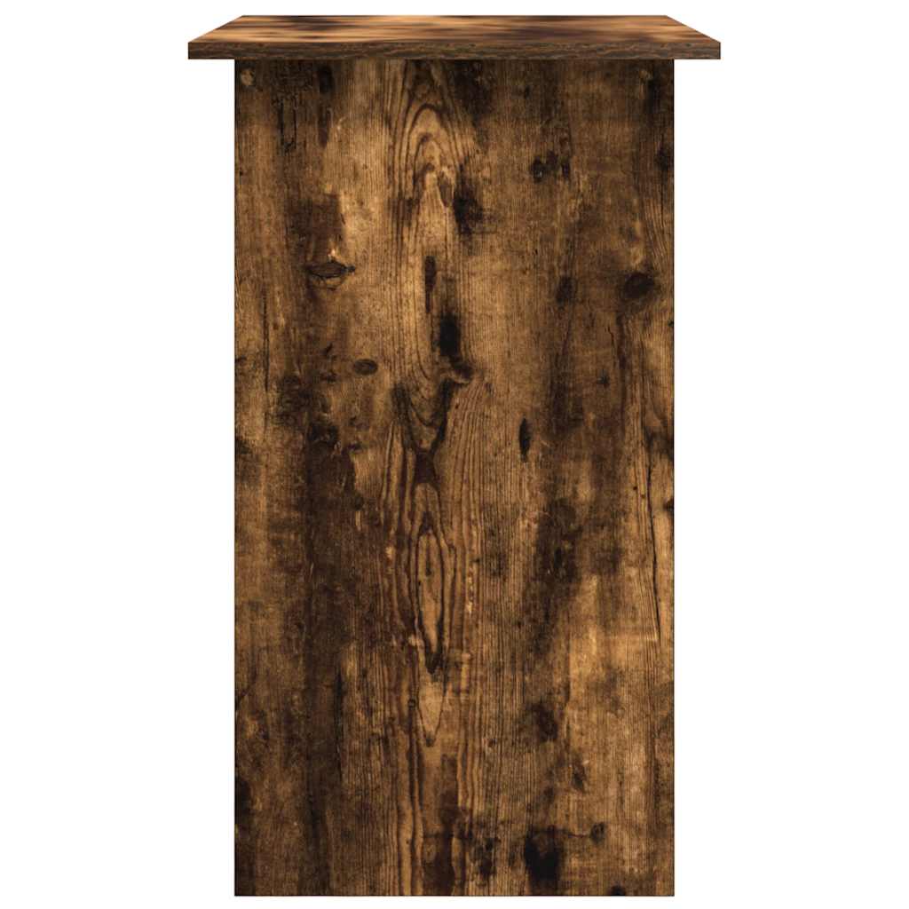 vidaXL Desk Smoked Oak 80x45x74 cm Engineered Wood