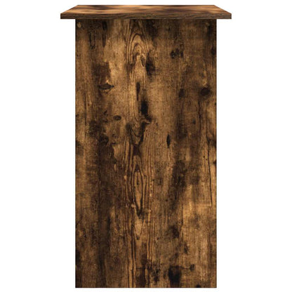 vidaXL Desk Smoked Oak 80x45x74 cm Engineered Wood