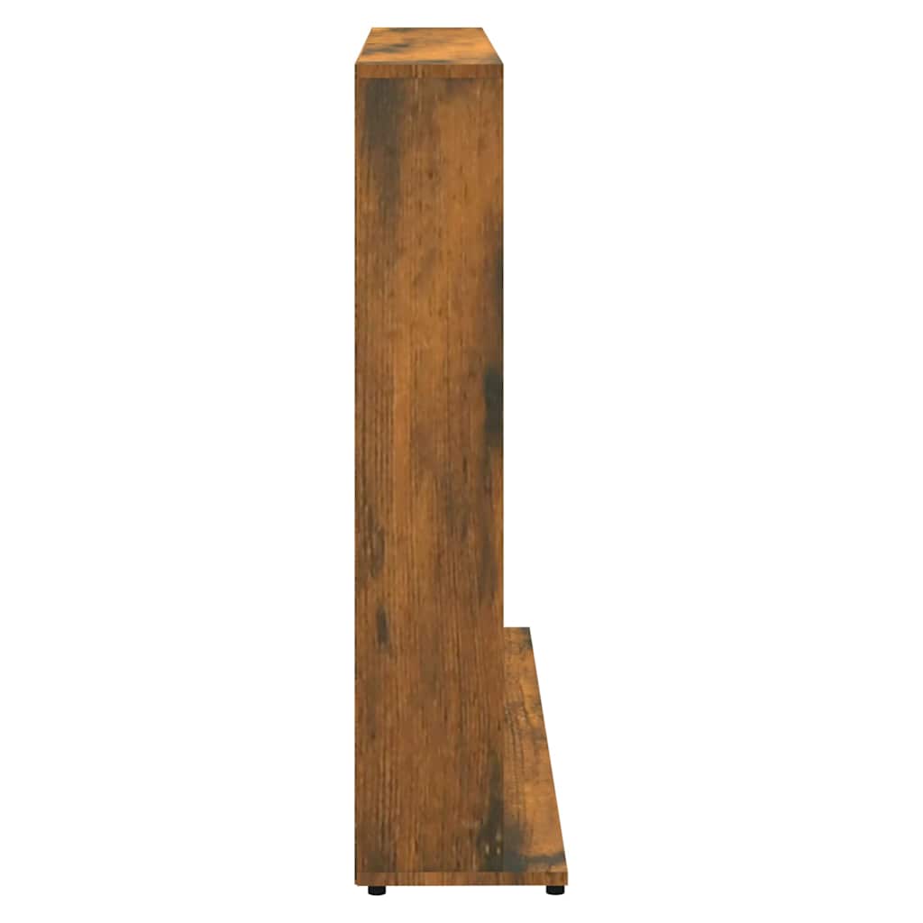 vidaXL CD Cabinet Smoked Oak 100x23x89,5 cm Engineered Wood