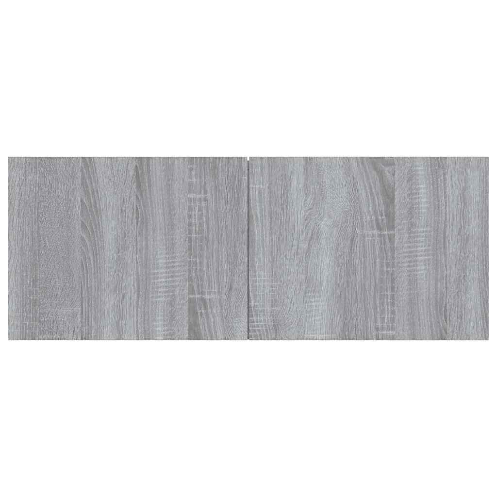 vidaXL TV Cabinet Grey Sonoma 80x30x30 cm Engineered Wood