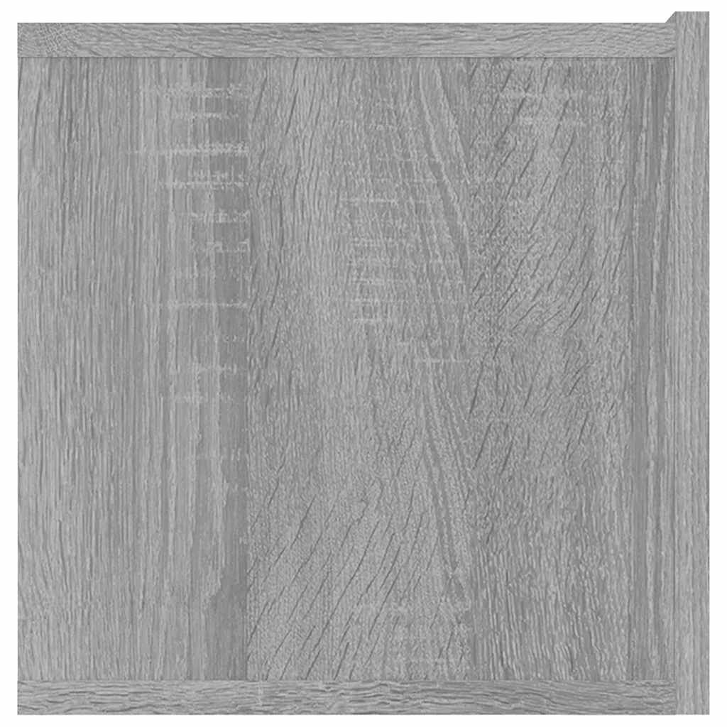 vidaXL TV Cabinet Grey Sonoma 80x30x30 cm Engineered Wood