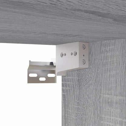 vidaXL TV Cabinet Grey Sonoma 80x30x30 cm Engineered Wood