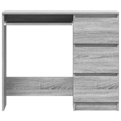 vidaXL Desk Grey Sonoma 90x45x76 cm Engineered Wood