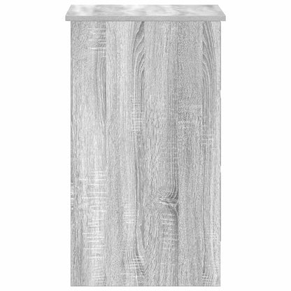 vidaXL Desk Grey Sonoma 90x45x76 cm Engineered Wood