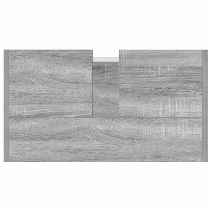 vidaXL Bathroom Cabinet Grey Sonoma 60x33x60 cm Engineered Wood